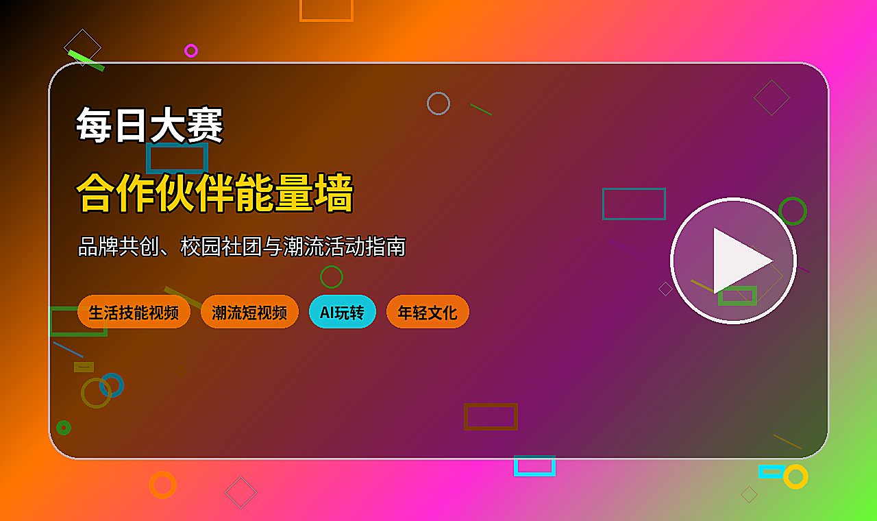 每日大赛合作伙伴与联系模块图片
