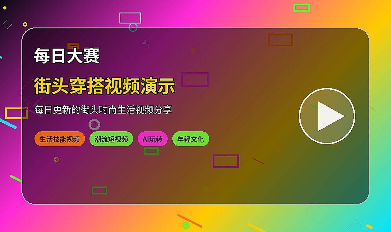每日大赛每日大赛潮流生活视频图片